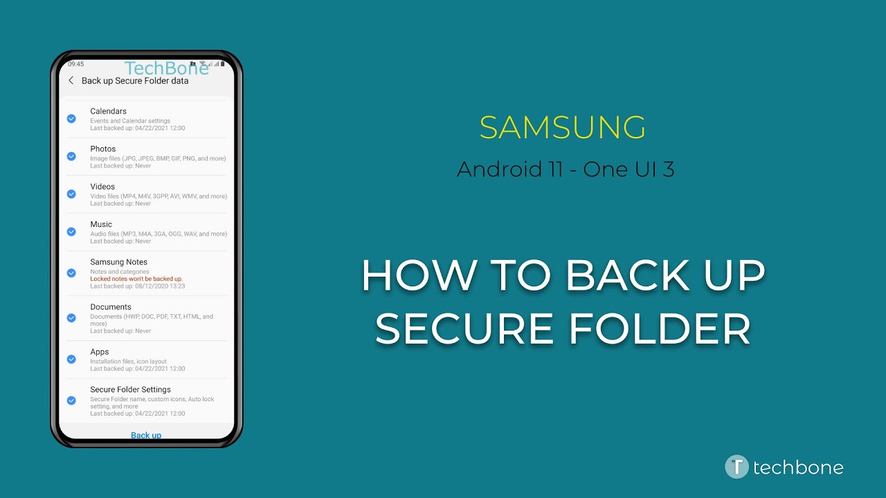 How to back up secure folder samsung android 11 one ui 3 youtube