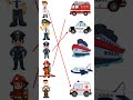 Kids Learning Helpers Names and Vehicles