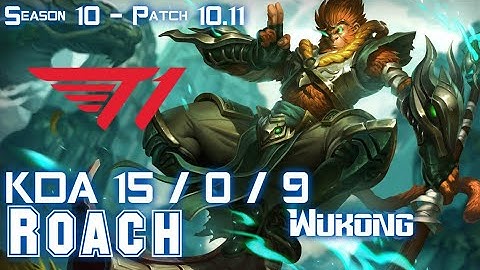 T1 Roach WUKONG vs FIORA Top - Patch 10.11 KR Ranked