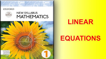 Chapter 5 | Linear Equations