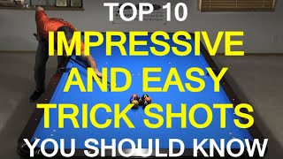 Top 10 Impressive and Easy Trick Shots Every Pool Player Should Know