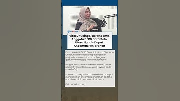 Videonya yang Bak Ejek Pendemo Viral, Anggota DPRD Gorontalo Utara Nangis Dapat Ancaman Penjarahan