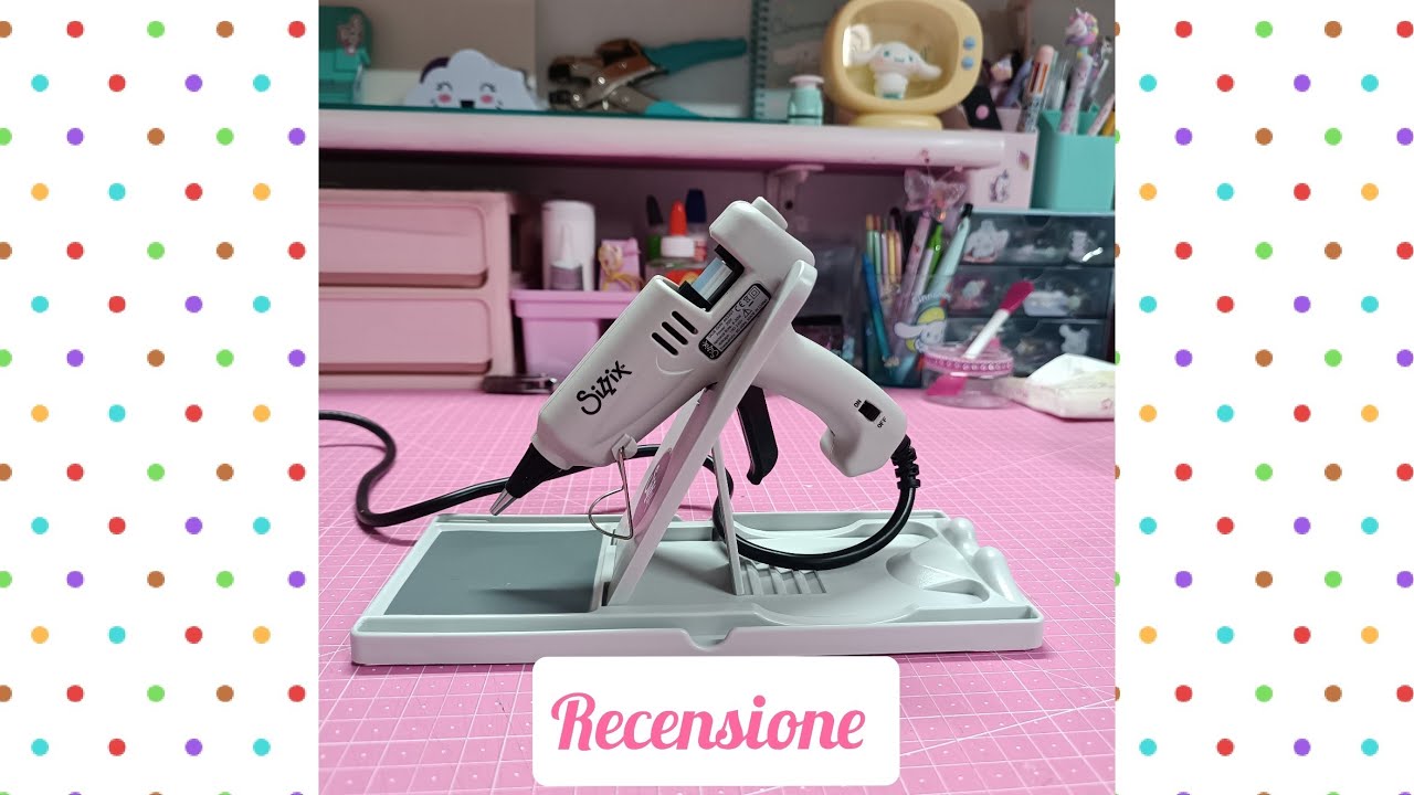 Recensione Amazon pistola a caldo sizzix con supporto 👇🏻link in descrizione 👇🏻#sizzix #scrapbooking