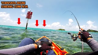 MANCING CUMI DI KEDALAMAN 2 METER !!! KAYAK FISHING INDONESIA