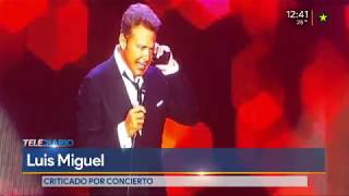 Miniatura de "Luis Miguel criticado por concierto"