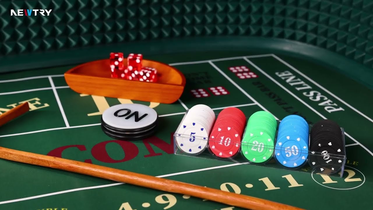 Elevate Your Game Night:  NEWTRY 35" Craps Set – Professional Casino Action at Home! 🎲✨