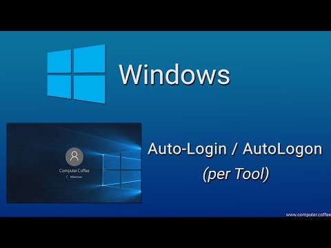 Windows: Automatische Benutzeranmeldung (AutoLogon/Auto-Login)