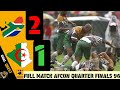 SOUTH AFRICA VS ALGERIA 2 1 AFCON QUARTER FINALS 1996