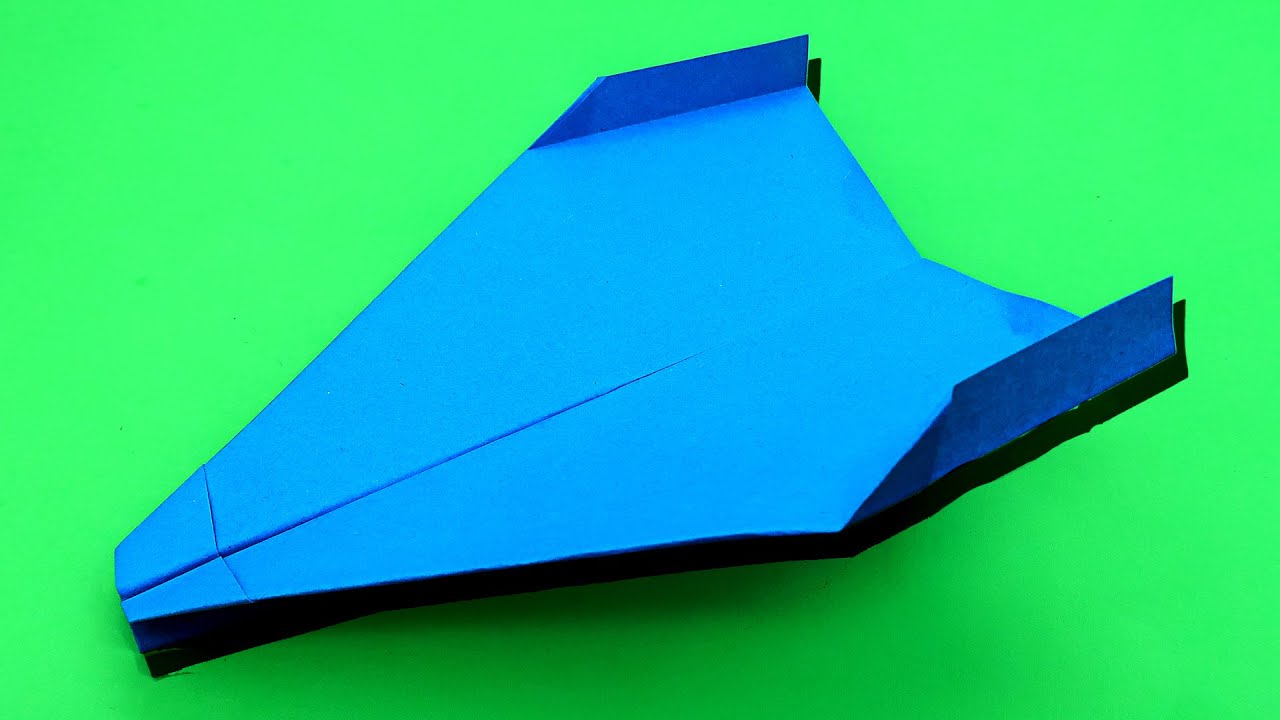 BEST paper Boomerang Airplane - How to Make Origami best ...