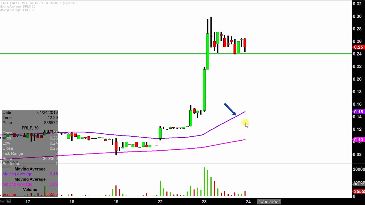 Leaf Stock Chart