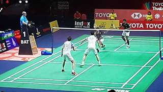 Highlights | final games. unseeded rankireddy/shetty leave thailand as
champions defeating world n.2s li/liu audience view by prawit m.
+++++++++++++++++++++...
