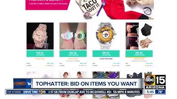 Tophatter lets you bid on items you want at a great price
