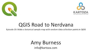 QGIS Road to Nerdvana 19: Make a botanical sample map with random data collection points in QGIS.