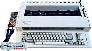 IBM Personal Wheelwriter 2 Electronic Typewriter (Renewed) Review