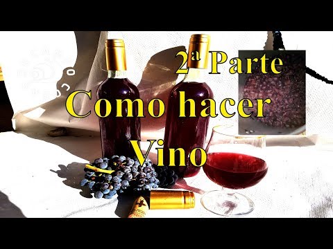 Video: Cómo Hacer Vino Casero De Calidad (parte 2)