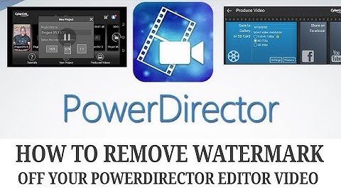 How to remove "WaterMark" off from your PowerDirector Editor Video #trending #technology