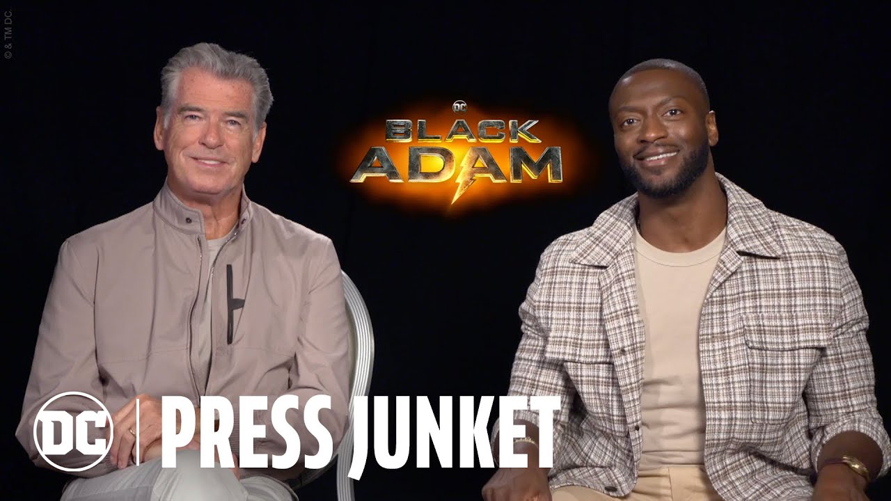 Black Adam Cast Interviews (Pierce Brosnan, Aldis Hodge, Noah Centineo,  Quintessa Swindell) 