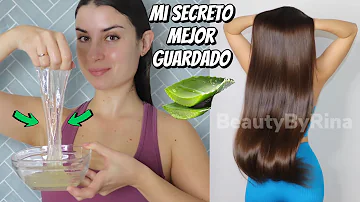 ¿Qué efecto tiene el aloe vera en el cabello?