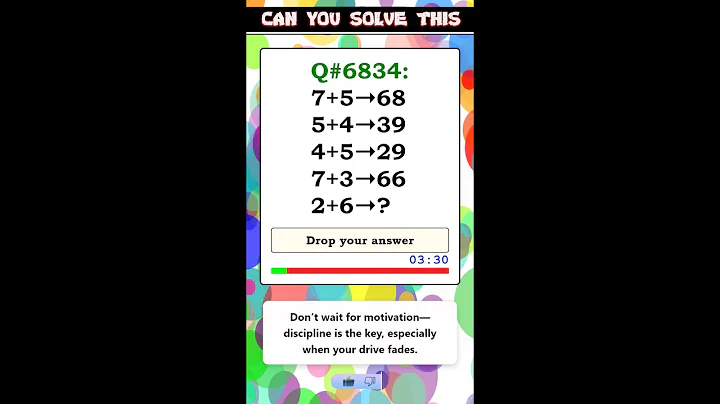 🚀 Math IQ Test LIVE: Can You Beat Every Puzzle Before the Timer Ends?