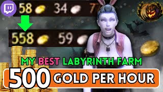 [Meme] 500 GOLD IN 1 HOUR | Labyrinth | Shadow of the Mad King Halloween Festival | Guild Wars 2