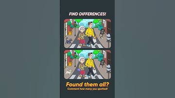 Only 1% Can Spot ALL the Differences! 🔍👀 Can You? #shorts #cartoon #funny #puzzle