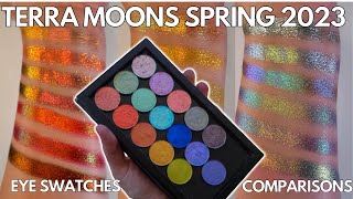 TERRA MOONS SPRING 2023 RELEASE | FIRST IMPRESSIONS, EYE SWATCHES + COMPARISONS