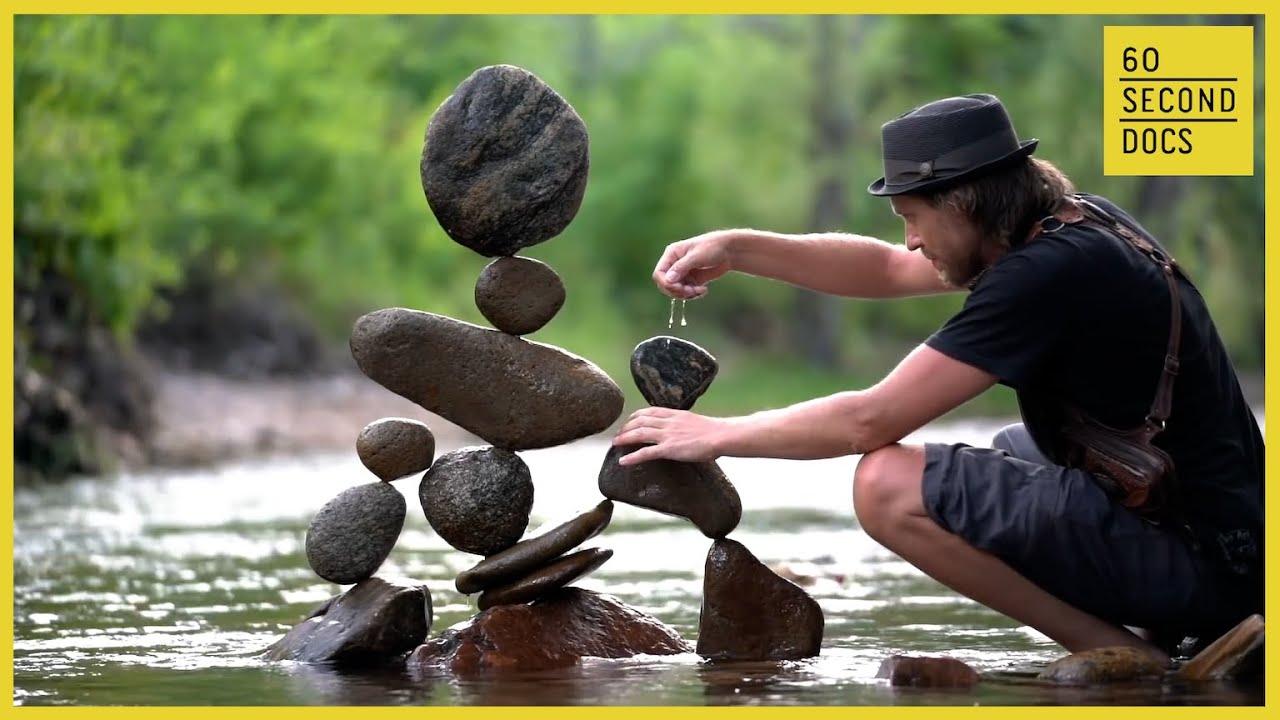 Michael Grab The Rock Balancer Defies Gravity - YouTube