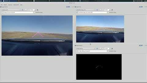 Thesis project Lane detection Algorithm using OpenCV