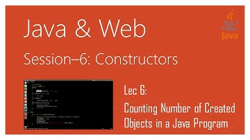 Counting Number of Created Objects in a Java Program