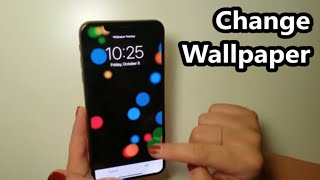 iPhone XS How to Change Wallpaper (iOS 12) screenshot 3