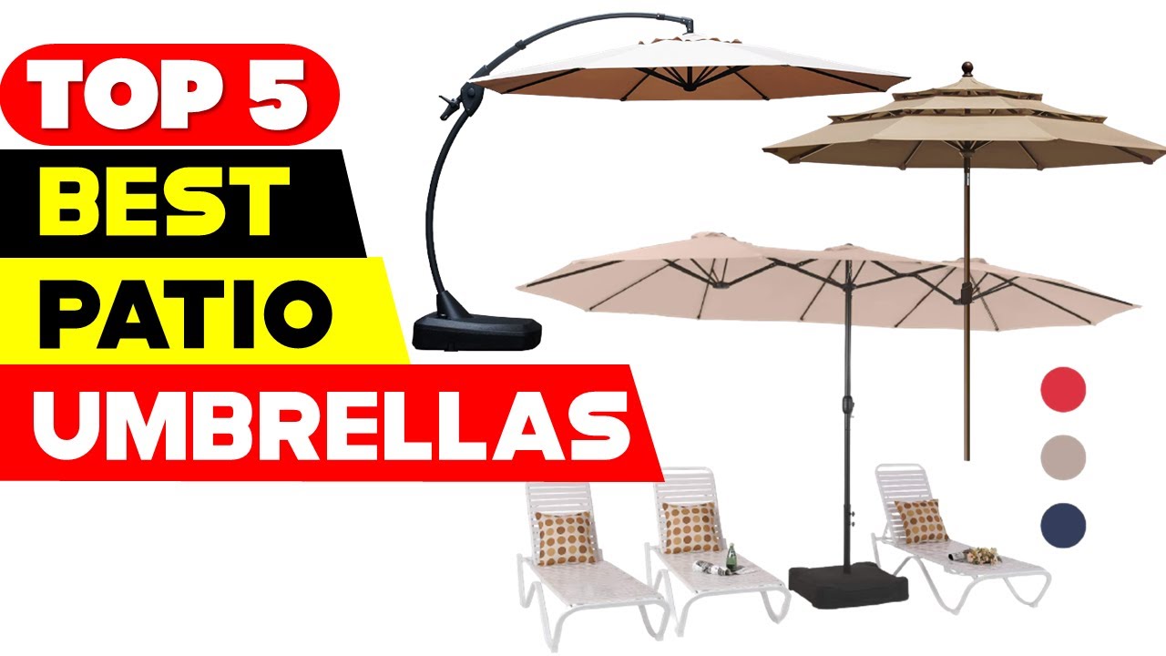 Top 5 Best Patio Umbrellas Review of 2022 YouTube