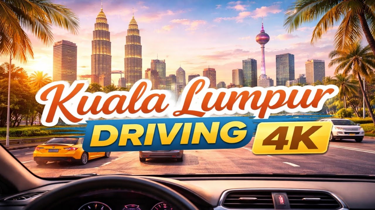 Kuala Lumpur – City of Skyscrapers | 4K Driving Tour Malaysia 🇲🇾