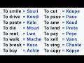 100 very useful verbs in englishcreole  aprann pale angl ak kreyl gratis sou chanl sa