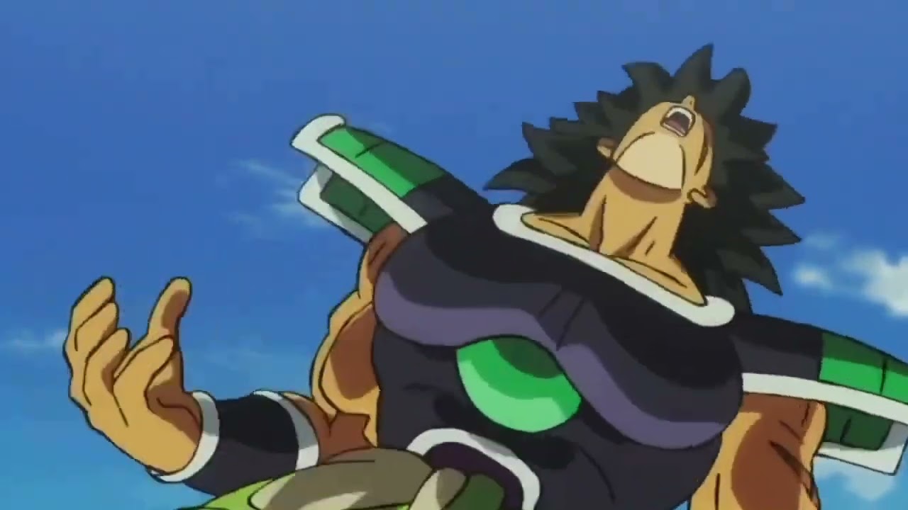 Dragon Ball super Broly: but it’s just broly screaming English