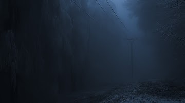 Silent Hill Forest | Calm Winter Wind & Frost | Cracking Trees | 3 HOURS