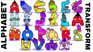 Alphabet Lore But They Transform (Full Version A-Z) #alphabetlore