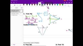 Unit 5 - Day 1 - Perpendicular Bisectors