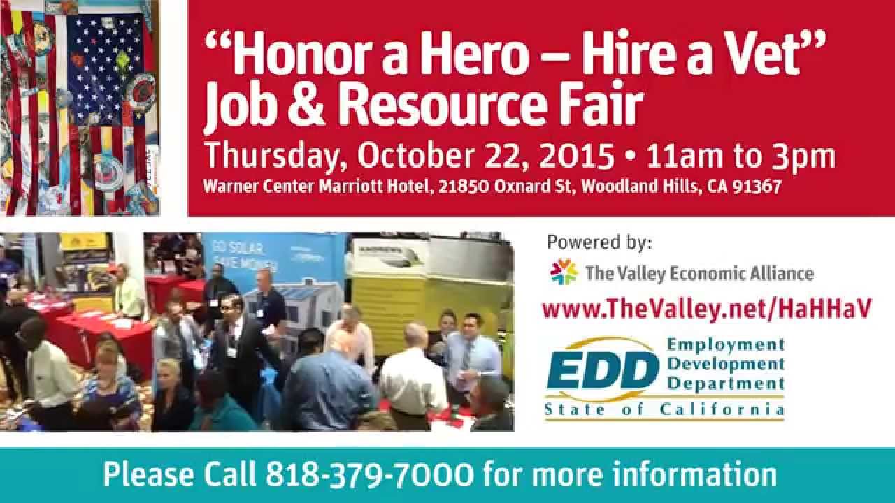 Honor a Hero Hire a Vet Job and Resource Fair 2015 YouTube