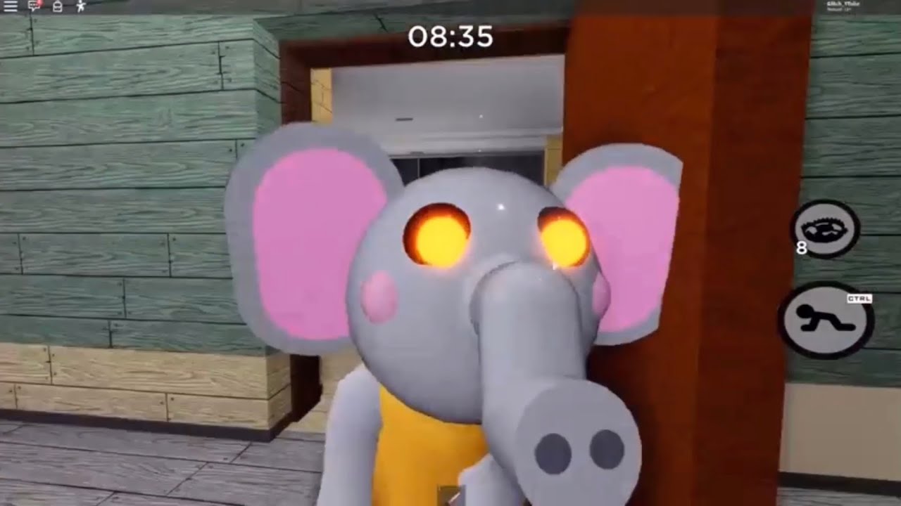 Glitch getting jumpscared by Elly (with sound effect)