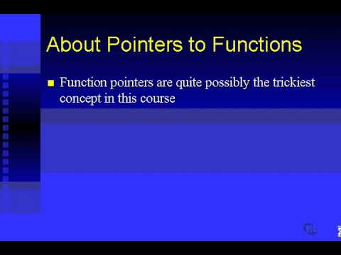 1901 C programming Function pointers
