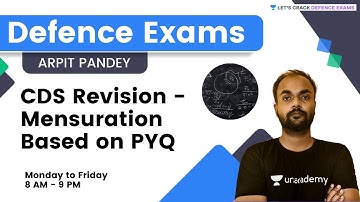 CDS Revision - Mensuration Based on PYQ | Let