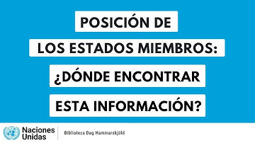 Cursos de capacitación: Posición de los Estados Miembros - Guía de investigación