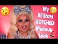 MY RUPAUL'S DRAG RACE ALL STARS BOTCHED MAKEUP LOOK | JAYMES MANSFIELD