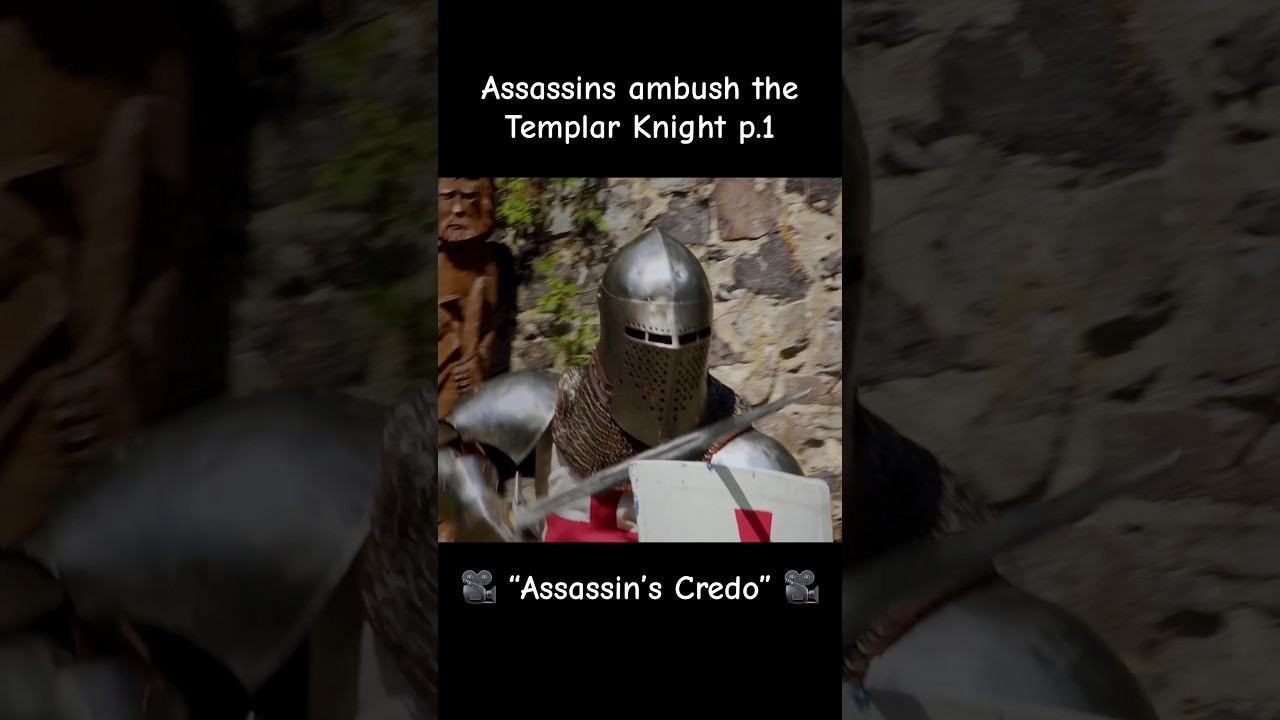 Assassins ambush the Templar Knight! #actionfilm #assassinscreed #templar #knight #assassin