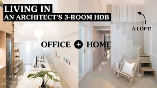 Inside An Amazing Transformation Of A Old 30 Year HDB To Modern Home   Office