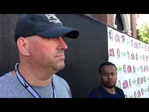 fsu football predictions FSU OL Coach Greg Frey meets media