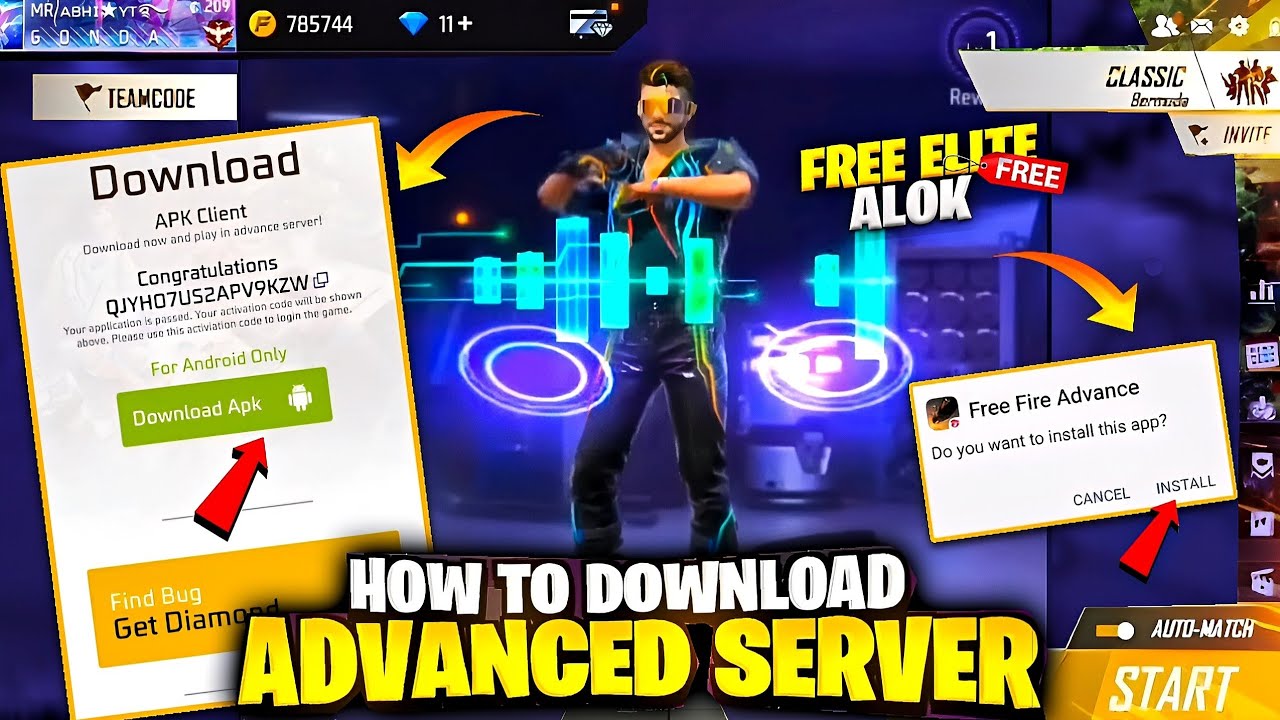 HOW TO DOWNLOAD FREE FIRE ADVANCE SERVER 2023😱🔥, FREE FIRE OB40 ADVANCE  SERVER