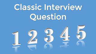 Solving An Amazon Interview Puzzle - Sum Of 5 Digit Numbers Without Repetition