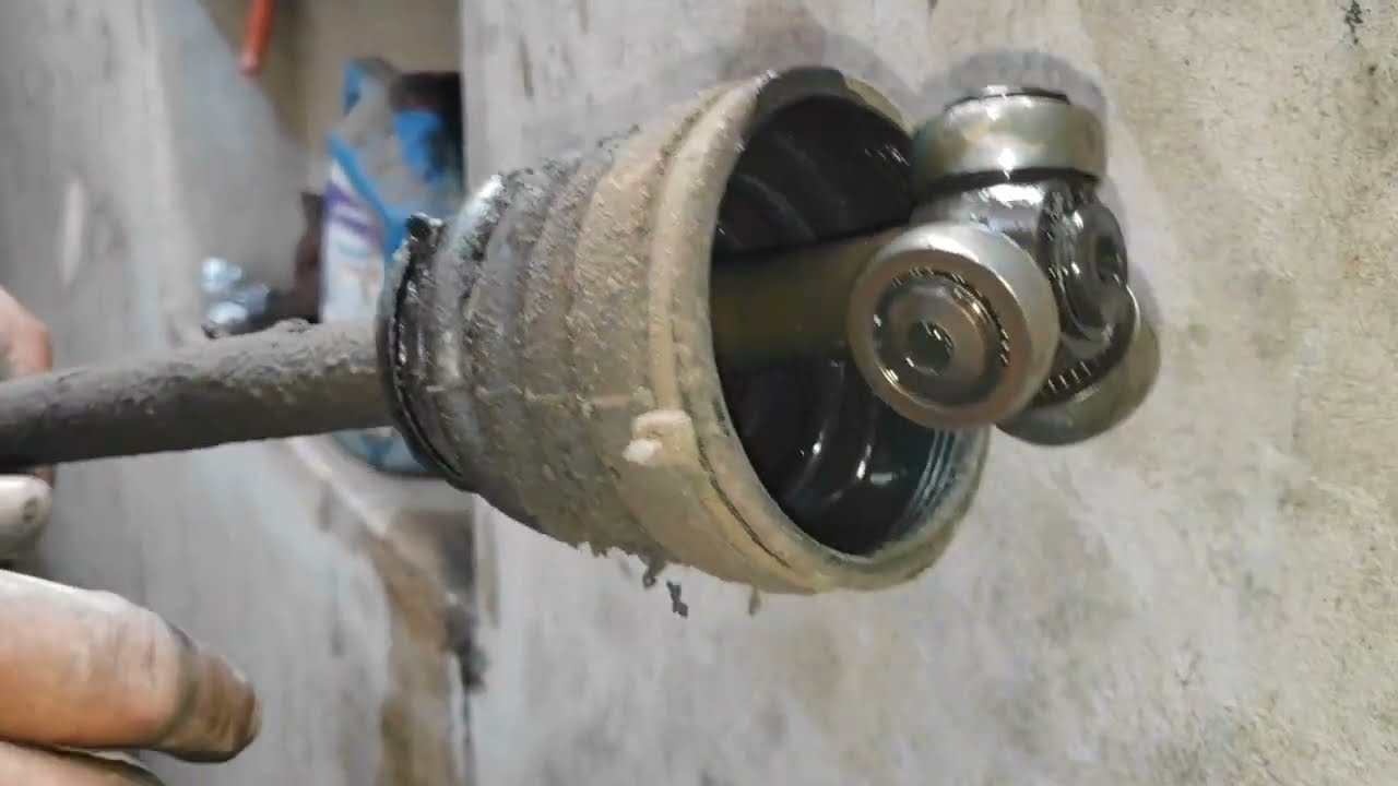 Cambio de rodamiento y fuelle de semieje lado caja de Fiat fiorino