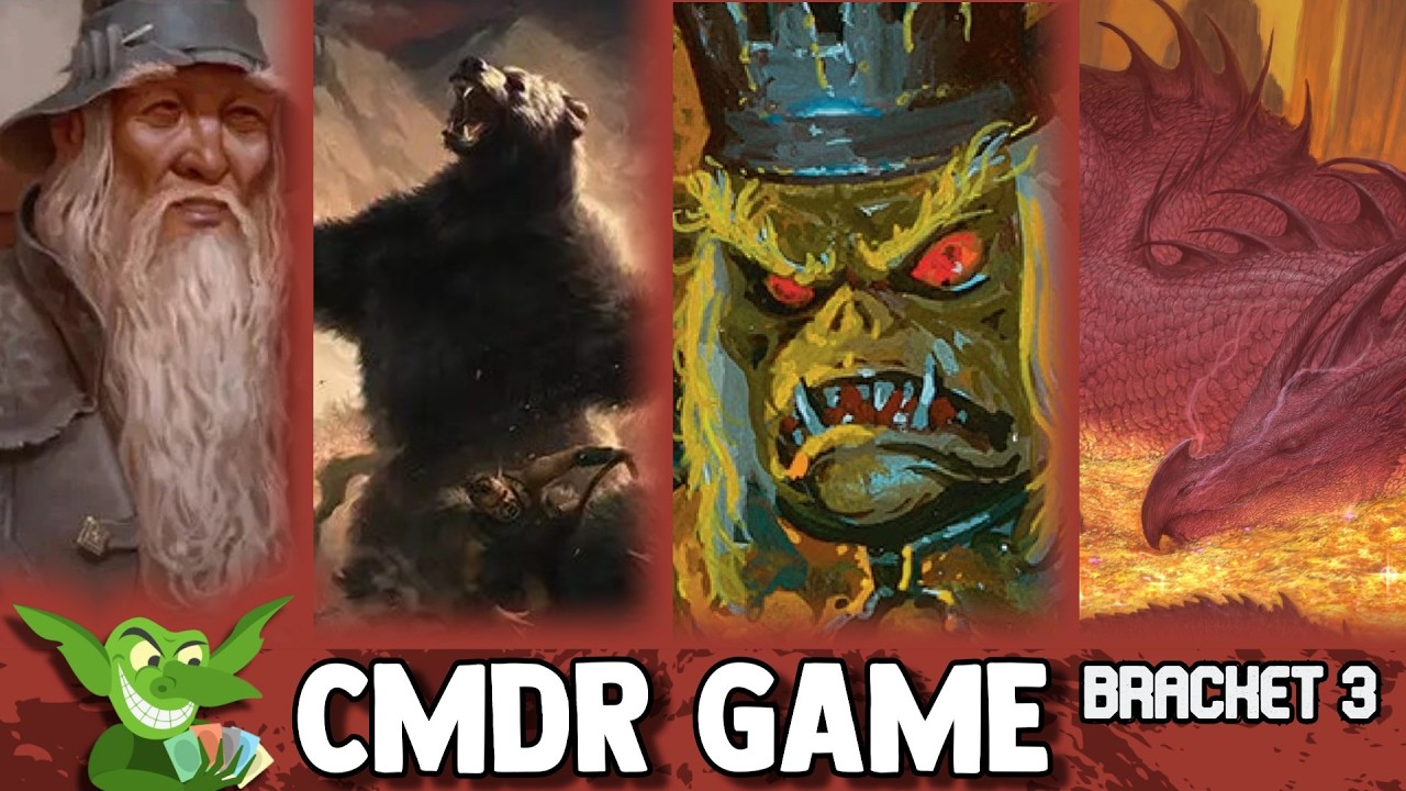 Gandalf VS Beorn the Fierce VS The Great Goblin VS Smaug the Magnificent The Hobbit Commander Game thumbnail